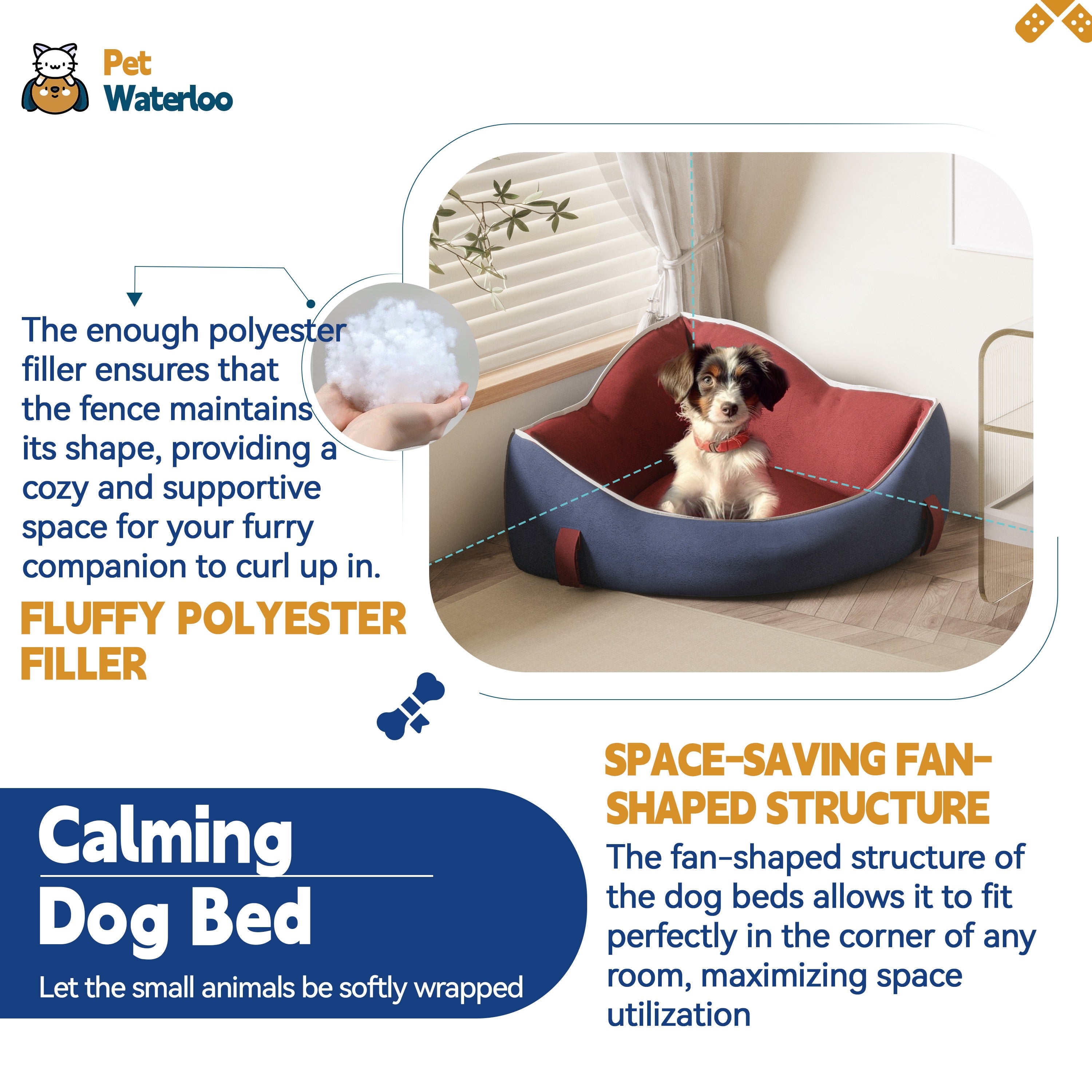SnugHaven Calming Cave Bed