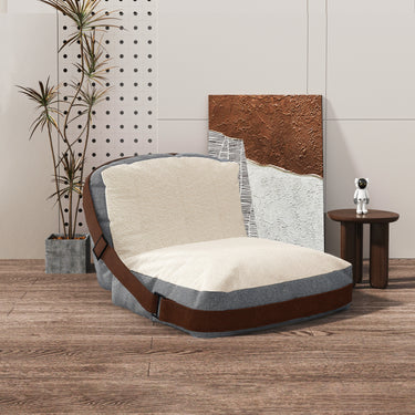 Multifunktionales Spanngurt-Bodensitzsofa, großes Klappsofa