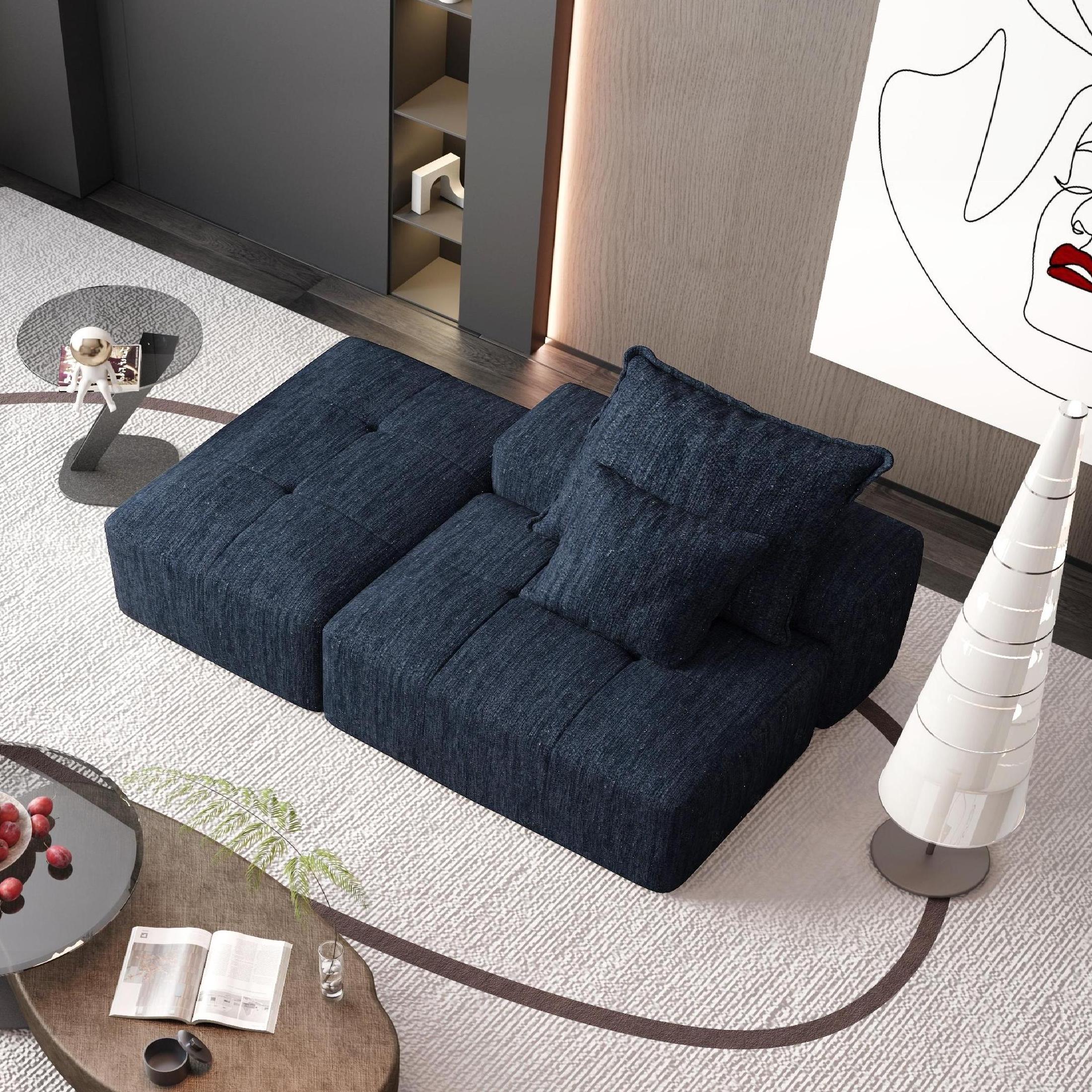 Luxury Chenille Sectional Sofa