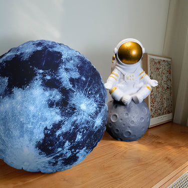 3D Planet Stuffed Pillows —Black Moon