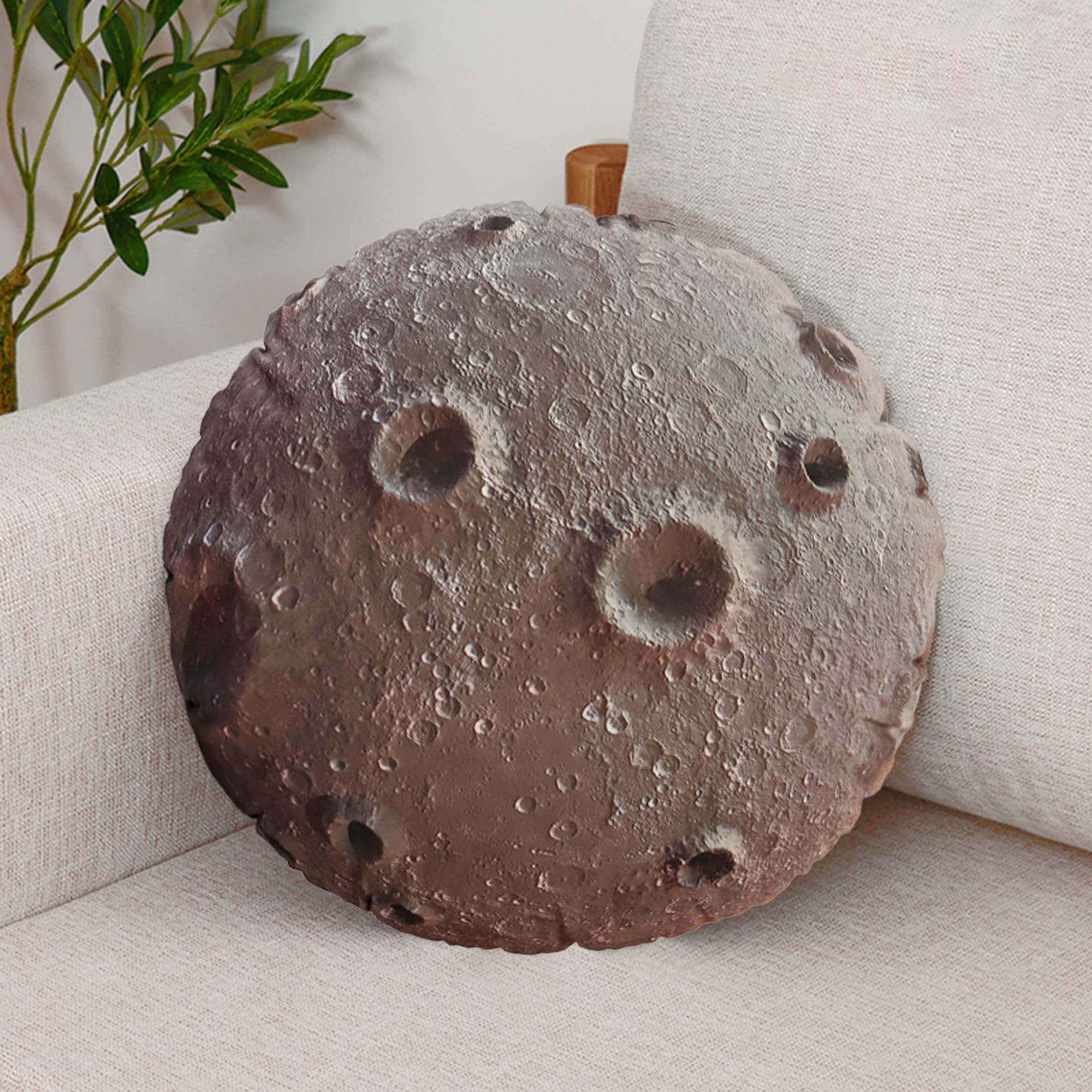 3D Curve Planet Stuffed Pillows —The Moon