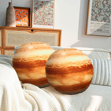 3D Curve Planet Stuffed Pillows —The Jupiter