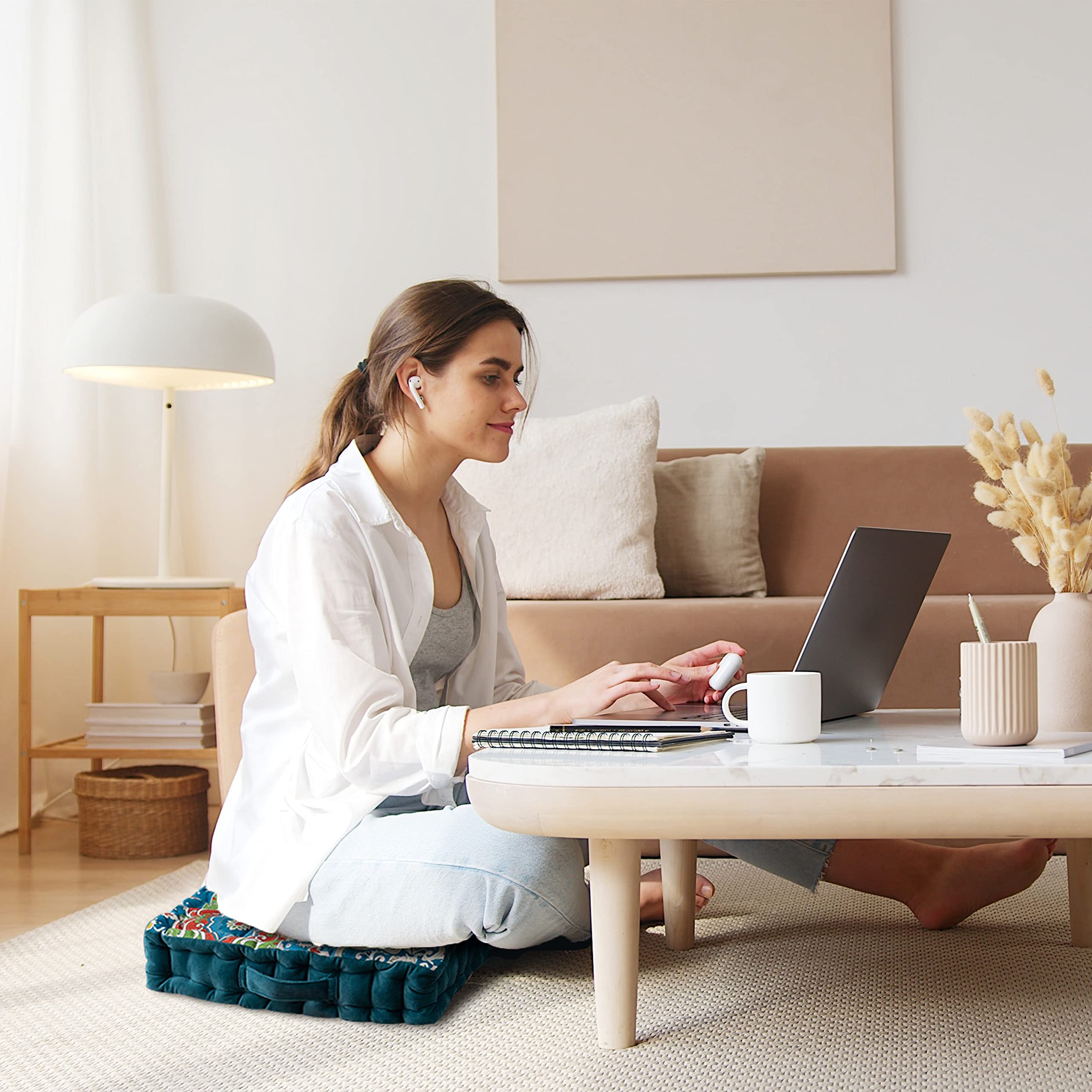 Large Thick Square Floor Cushion