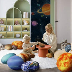 Set of 12 – Cloudy Solar System Pillow stuffed ball