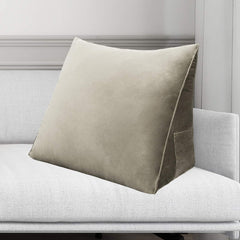 Back Support Pillow No Button Velvet