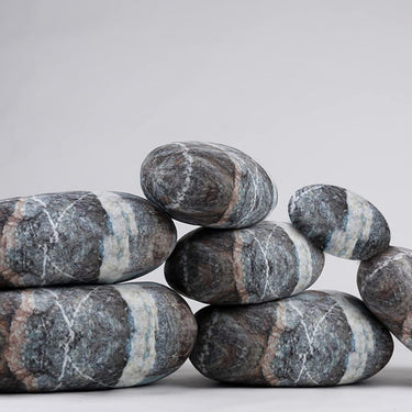 3D Stones Pillows 7 Piece Set  #01