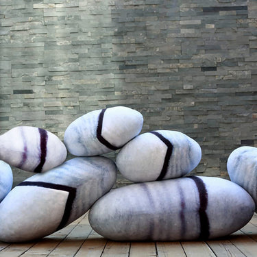 3D Stones Pillows 7 Piece Set #04