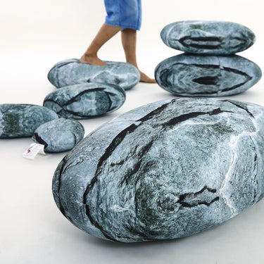 3D Stone Pillow 7 Piece Set ——New Rock Stone