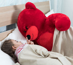 3 Foot Giant Teddy Bear Daneey Cuddly Teddy Bear ——Red 36 Inches