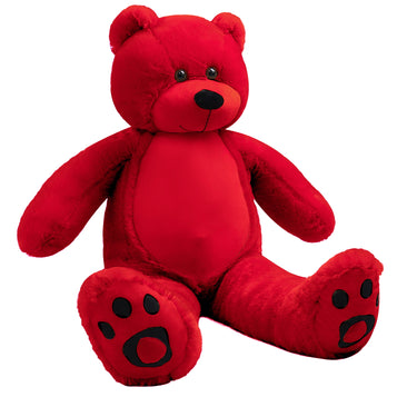3 Fuß großer Riesenteddybär Daneey Kuscheliger Teddybär – Rot 36 Zoll