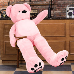 6 Foot Giant Teddy Bear Daneey ——Pink 72 Inches