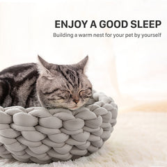 Giant Arm Knitting Chunky Knit Yarn Hand Knitting Blanket Velvet for DIY Weave Craft Crochet Washable—Light Gray