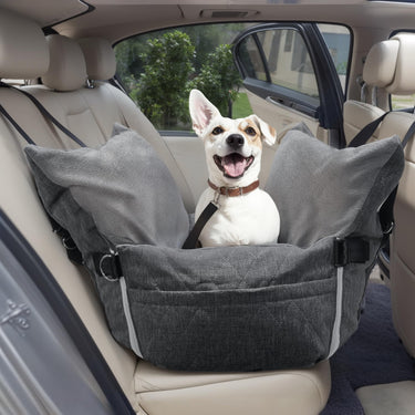 Medium Dog Car Seat - with Safety Leash and Waterproof Carrier