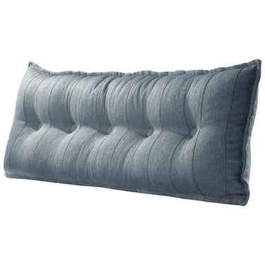 Rectangular Back Support Headboard Pillow Linen