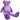 6 Foot Giant Teddy Bear Daneey ——Purple 72 Inches