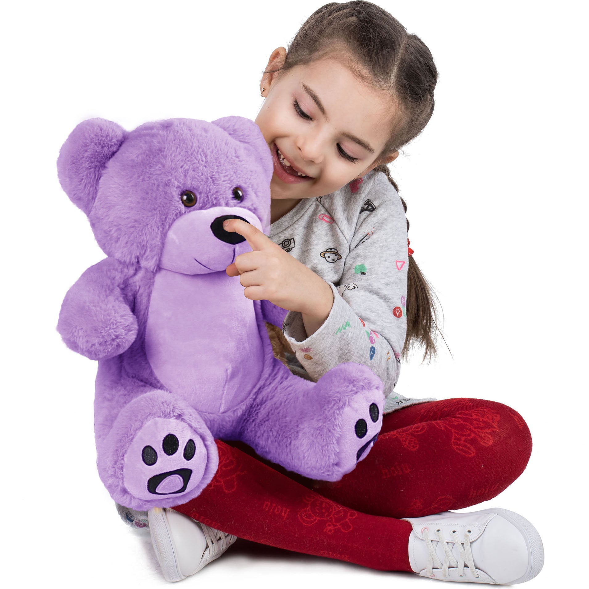 Cuddly Teddy Bear Daneey ——Purple 10 Inches