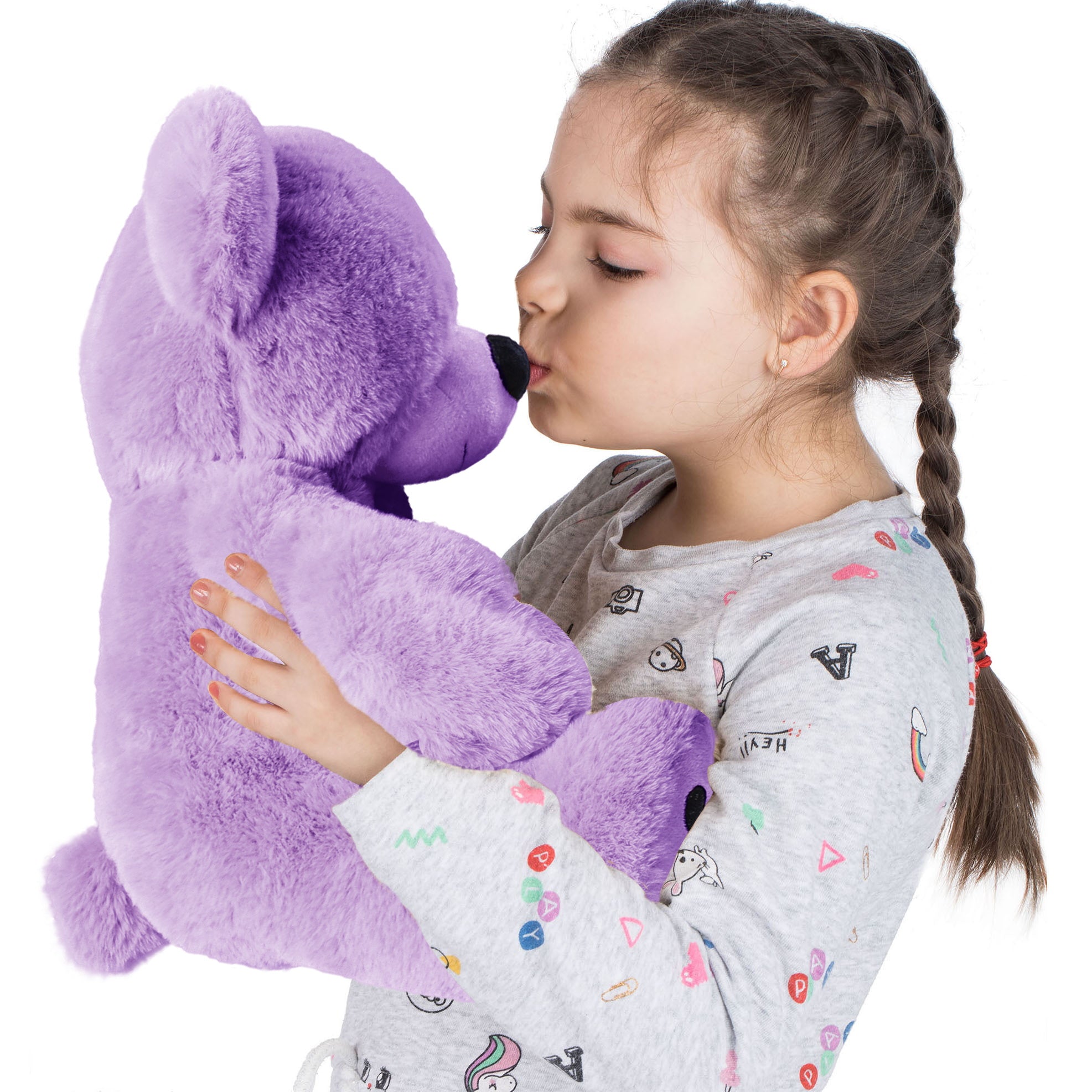 Cuddly Teddy Bear Daneey ——Purple 10 Inches