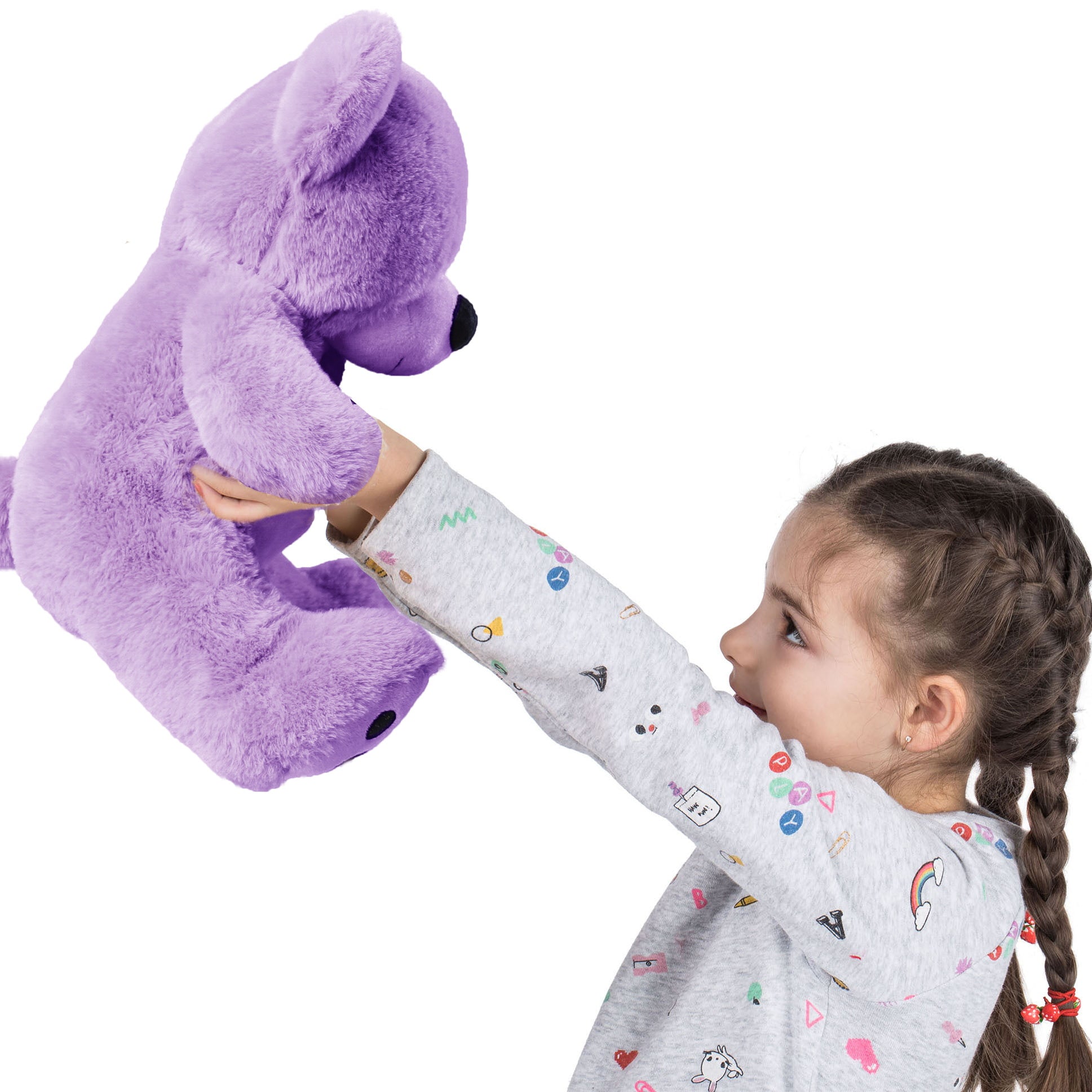 Cuddly Teddy Bear Daneey ——Purple 10 Inches