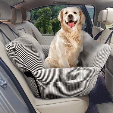 Autositz-Sitzerhöhung für Hunde, Haustier-Reisebett – braun 
