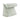 Verstellbare Nacken- und Rückenstützkissen mit Nackenrolle aus Leinen – Weiß 23,5 Zoll