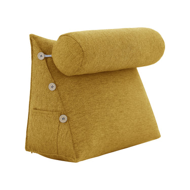 Adjustable Neck Back Support Pillows With Bolster Linen