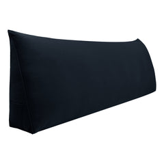 Large Reading Pillow No Button Velvet——Black